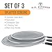 U.S. Kitchen Supply 3-Piece Stainless Steel Splatter Guard Set (13