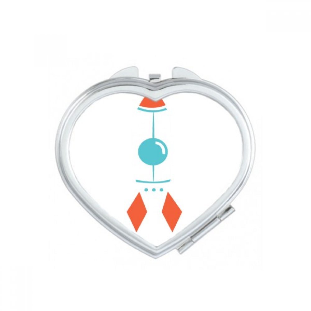 Miroir de poche portable alien mignon petit miroir de maquillage soleil