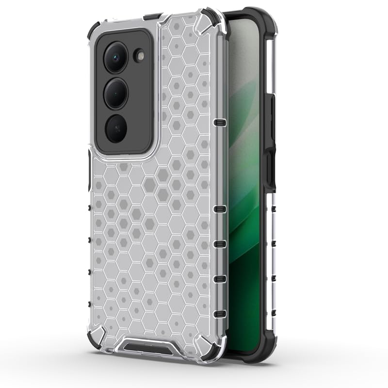 Image of Plastic Bumper Back Case Cover for Redmi 15 5G (Transparent)