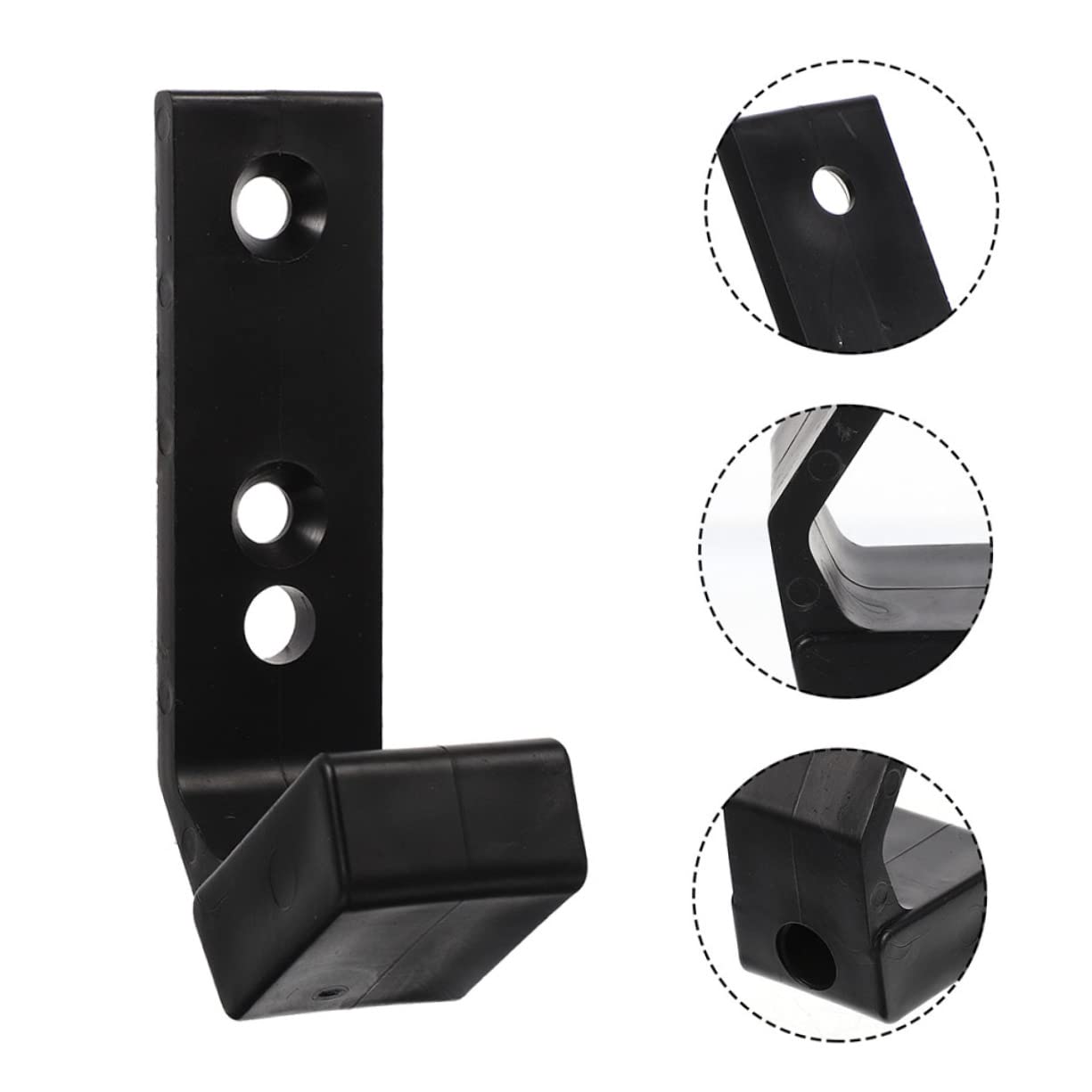 Yardwe Barbell Rack Barbell Hanger Gym Accessories for Weight Lifting Wall Mounted Dumbbell Storage