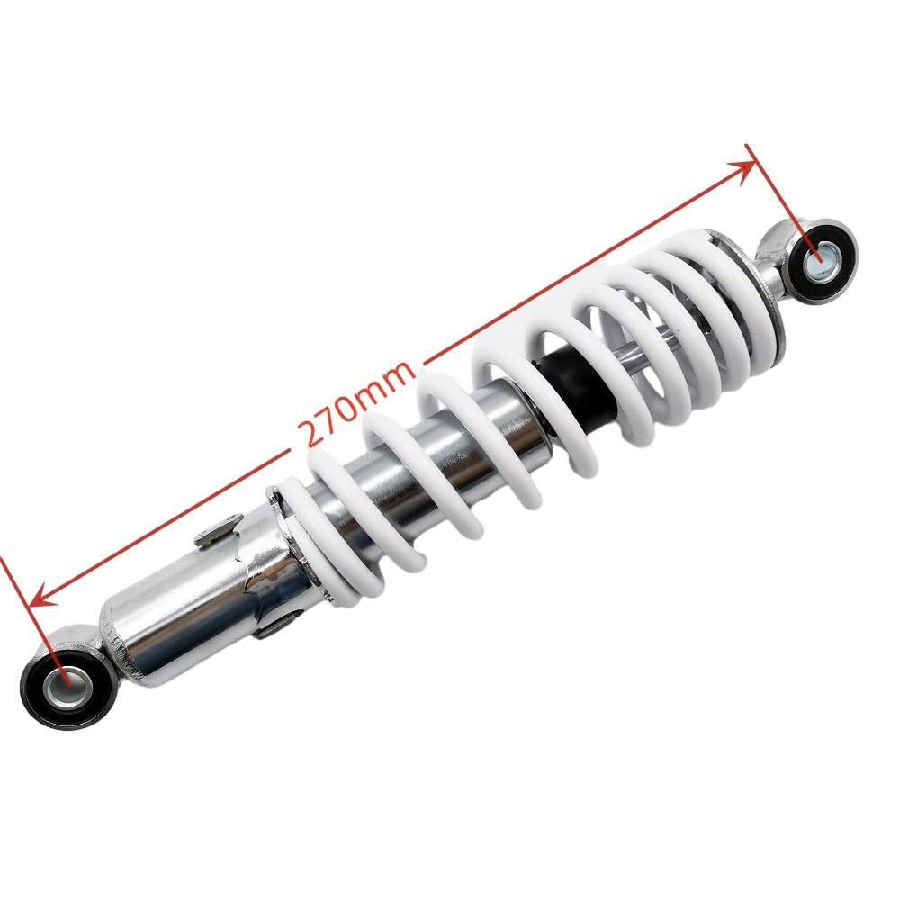 Dreammotion 270 mm, 250 lb, molla ammortizzatore per moto fuoristrada, Pit Dirt Bike, Go Kart, Buggy