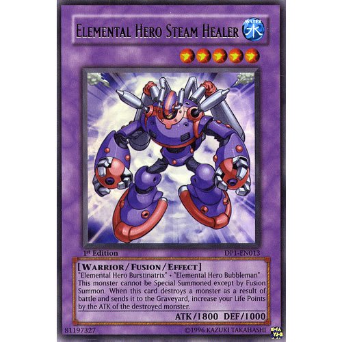 Yu-Gi-Oh Duelist Pack - Jaden Yuki - Elemental Hero Steam Healer Ultra Rare DP1-EN013