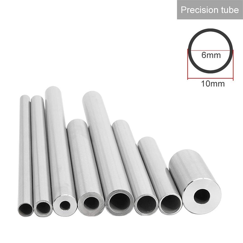 MDD 304 Edelstahlrohr-Präzisionsrohr, Außendurchmesser 10mm, Wandstärke 2mm, Innendurchmesser 6mm (Size : 60cm)