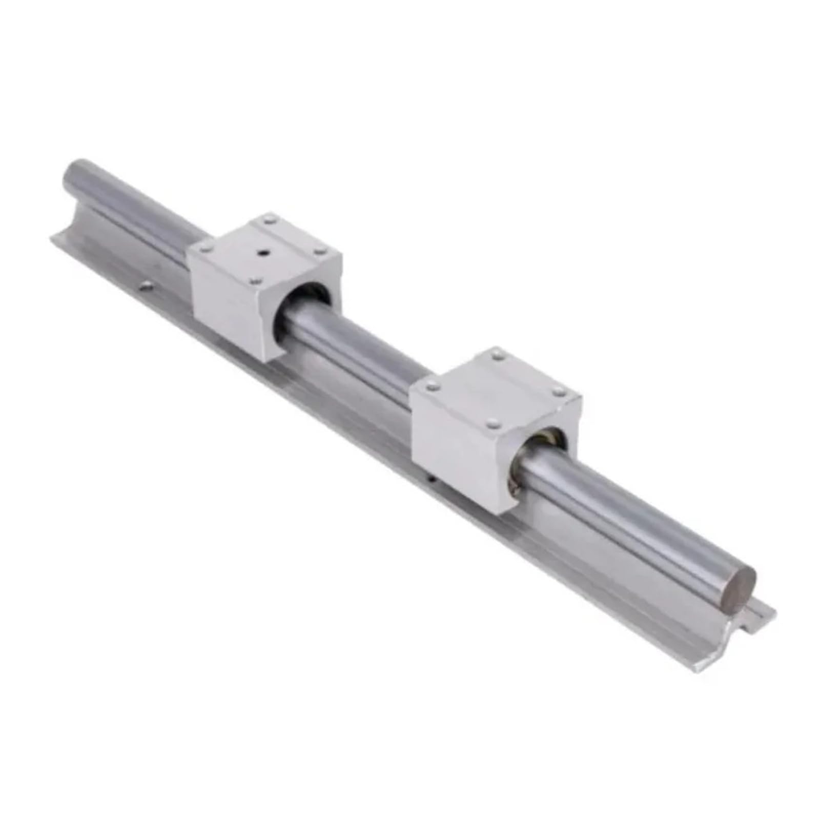 2 Stück Linearführungsschienen SBR12 SBR16 SBR20 250-1400 mm & 4 Stück UU-Lagerblöcke für reibungslose Bewegung für DIY-Fräsmaschinen und CNC-Teile (SBR12UU, 1200 mm)