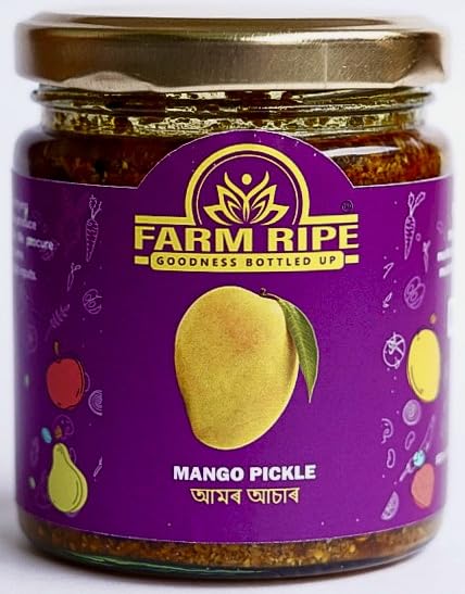 Farm Ripe Mango Pickle | Assamese Traditional Homemade Style Aam Achaar ...