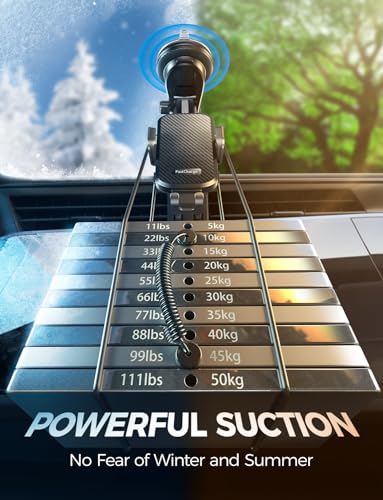 image for CHGeek Wireless Car Charger with Phone Holder Mount, 15W Fast Charging