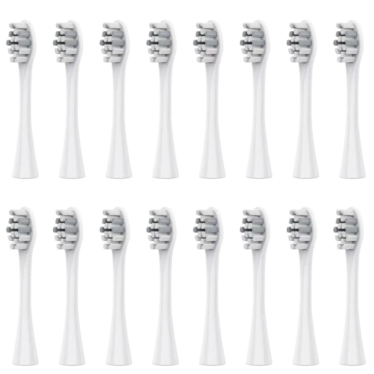 Cabezales de repuesto for cepillos dientes, compatibles con accesorios for RL075, 4/8/16 piezas(16pcs WHITE)