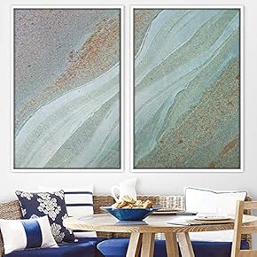 signwin 2 Piece Framed Canvas Wall Art Organic...