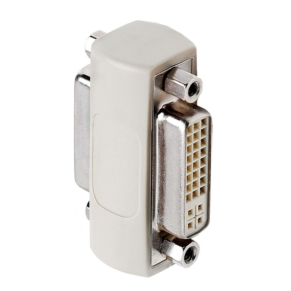 Adaptador de extensión de vídeo DVI 24+1 hembra a DVI 24+1 hembra, acoplador recto para tarjeta gráfica, doble enlace