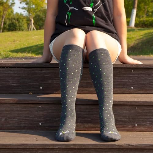 Image of Merino Wool Everyday Compression Socks (15-20mmHg) - Pin Dots - 3 Pack by ja-vie