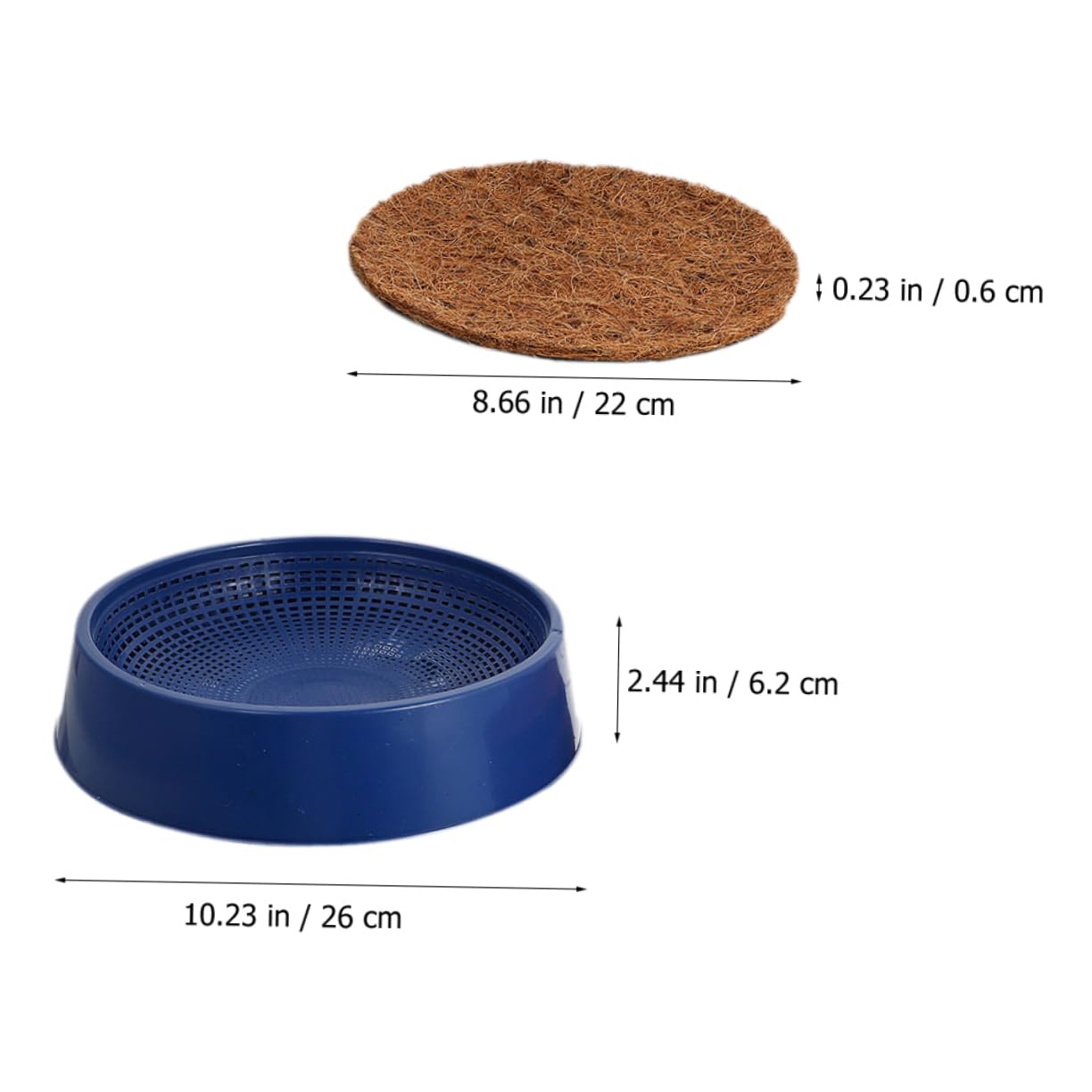Toddmomy Nido Compatto per Piccioni in Plastica Blu Riutilizzabile e Resistente per Negozio di Uccelli e Davanzale, Accessorio Casa Utile per Nidificazione Sicura