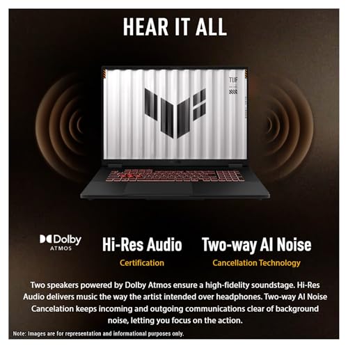 Image of ASUS TUF A18 Gaming Laptop, AMD Ryzen 7-260, 16 GB DDR5 RAM, 2 TB PCle SSD, 18 inch 2.5K (2560x1600) 240Hz Display, Nvidia G-Force RTX 5070, RGB Backlit Chiclet Keyboard, W11 Home, Jaeger Gray