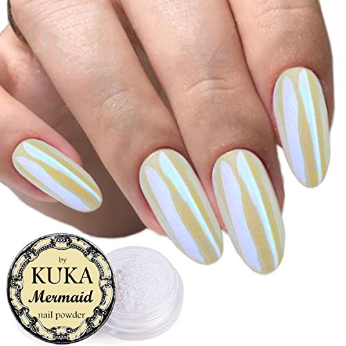 KUKA Mermaid Pearl Powder Nail Glitter