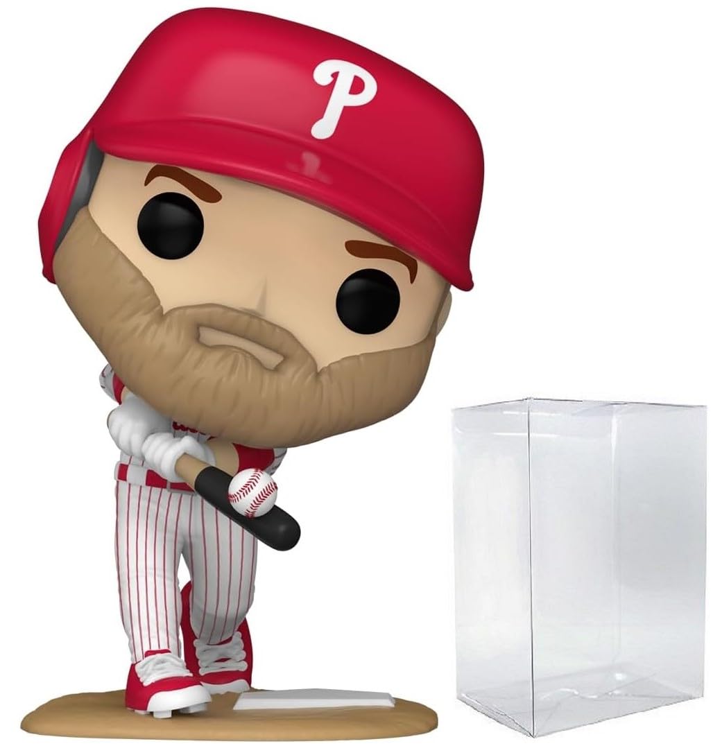 Figurine Pop Bryce Harper MLB Funko décorez votre bureau de passionné avec cet étui inclus