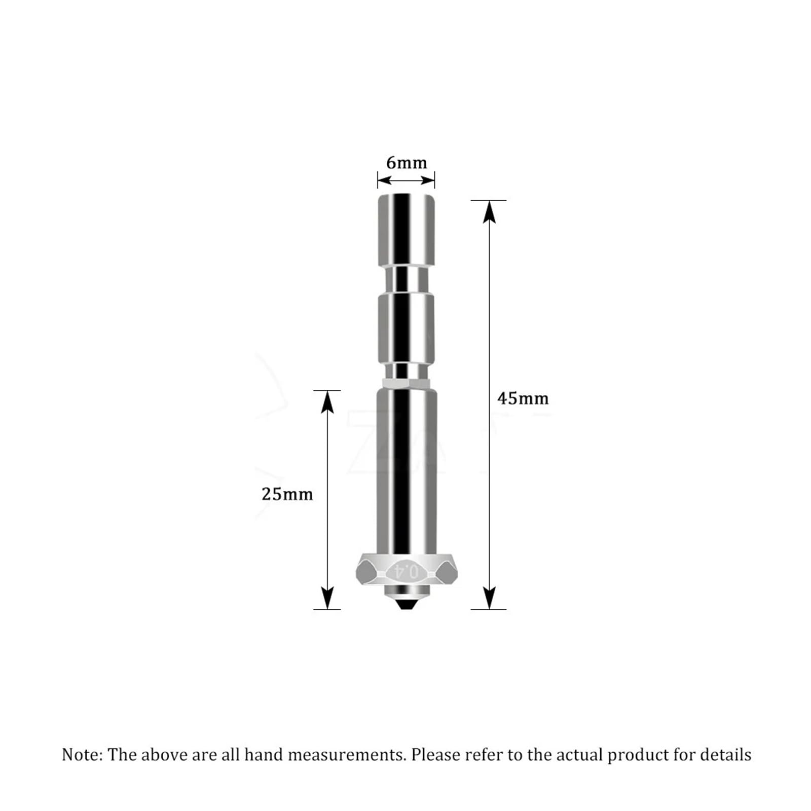 Compatible con Anycubic, kit de hotend cerámico for Kobra 3 Max | Termistor de acero endurecido integrado, for Kobra 3 Max, duradero y preciso(Mix nozzle)