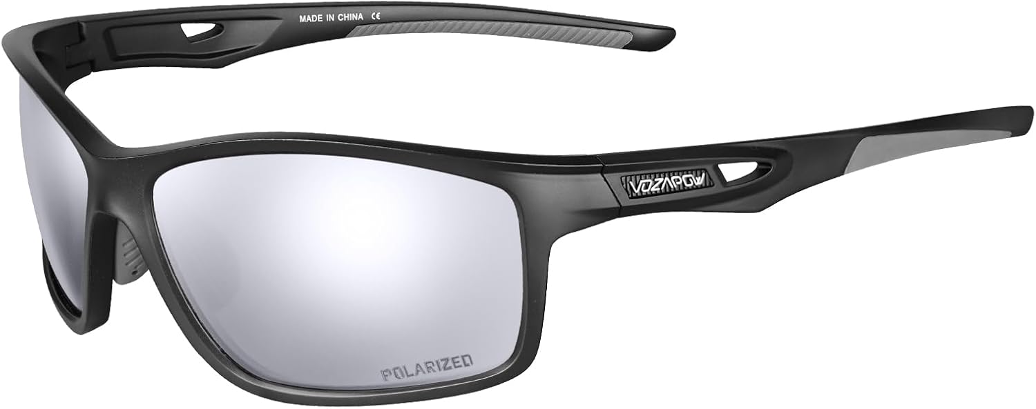 Polarized Running Sunglasses for Men Women UV Protection Sports Shade Glasses for Fishing Cycling Baseball