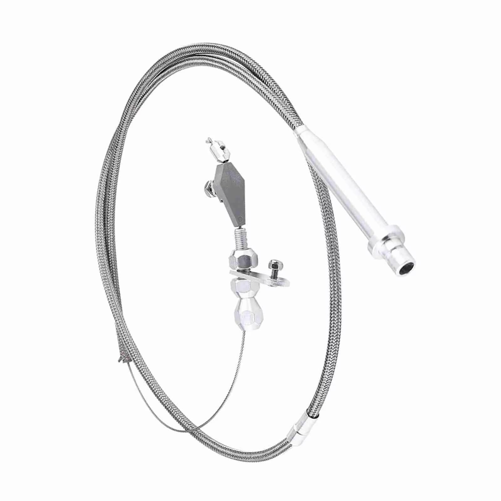 Cable de retroceso TH350 de acero trenzado compatible con transmisión Chevy 350 automatic 7