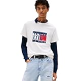 Men's Short Sleeve Cotton T-Shirts with Flag and Logo Graphic