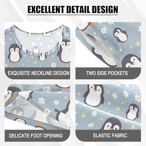 CHIFIGNO Short Sleeve Pajamas Shorts Set, Lightweight Summer Soft Jammies with Pocket, Ages 53