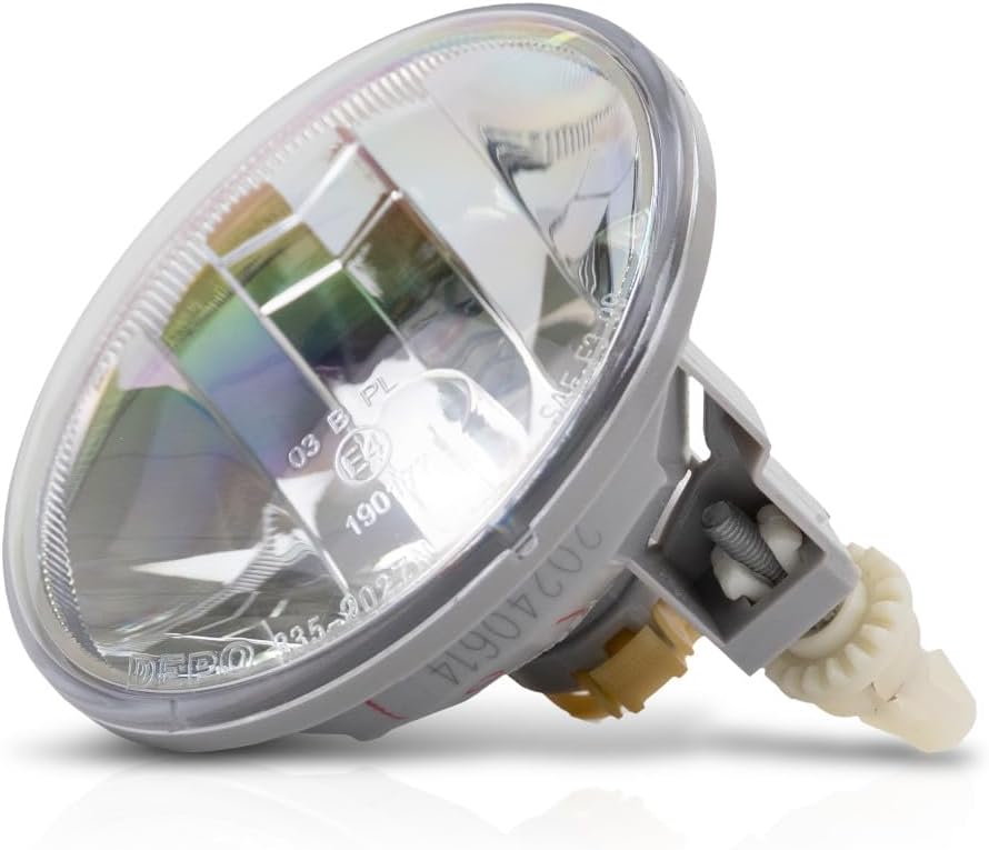 KarParts360 For 2015 2016 2017 2018 Chevy Silverado 2500 HD Fog Light Assembly Driver OR Passenger Side | Single Piece | w/Bulbs Replaces GM2590104 CAPA Certified