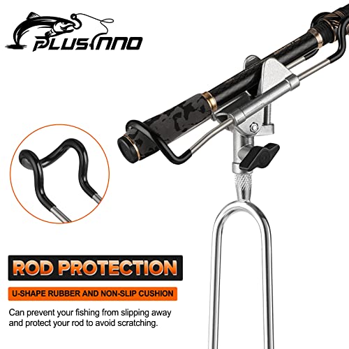 image for PLUSINNO Fishing Rod Holders - Upgraded 360 Degree Adjustable Fishing 