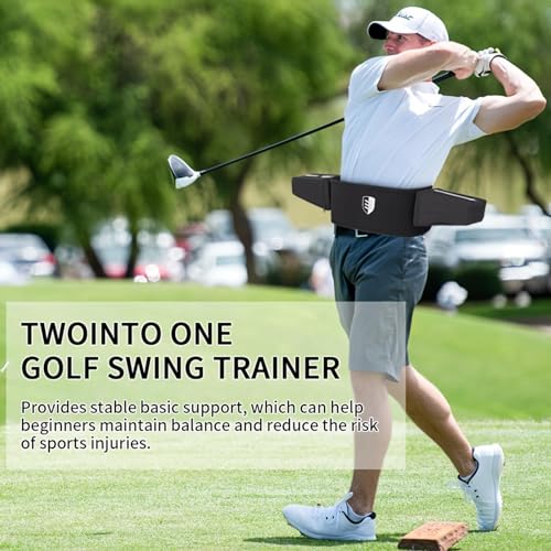 Sangle de taille de golf portable pour l'alignement du swing - 2