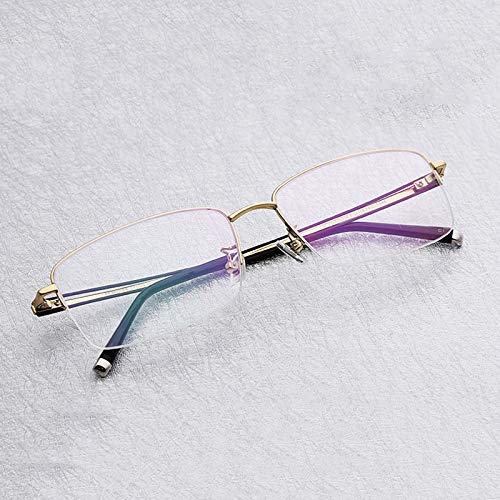 Okulary antyniebieskie i chroniące przed promieniowaniem UV dla mężczyzn i kobiet, lekkie i modne okulary progresywne Smart Zoom z wieloma ustawieniami ostrości (+ 1,00- + 3,50)