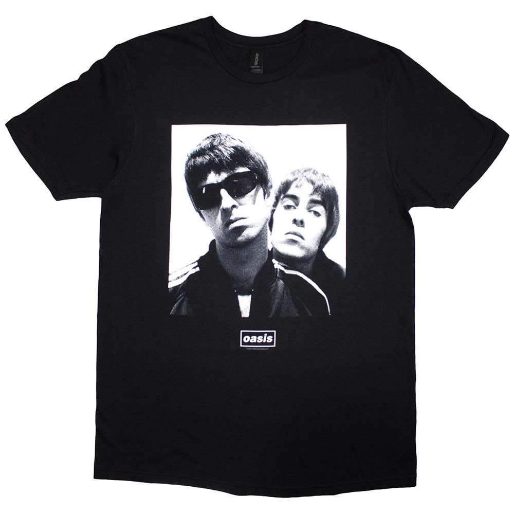 Rock Off officially licensed products Oasis Noel & Liam Square Photo T Shirt XXL Black