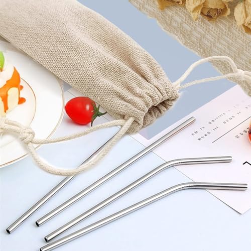 20 Bolsas Portátiles de Algodón y Lino para Pitillos miniatura 6