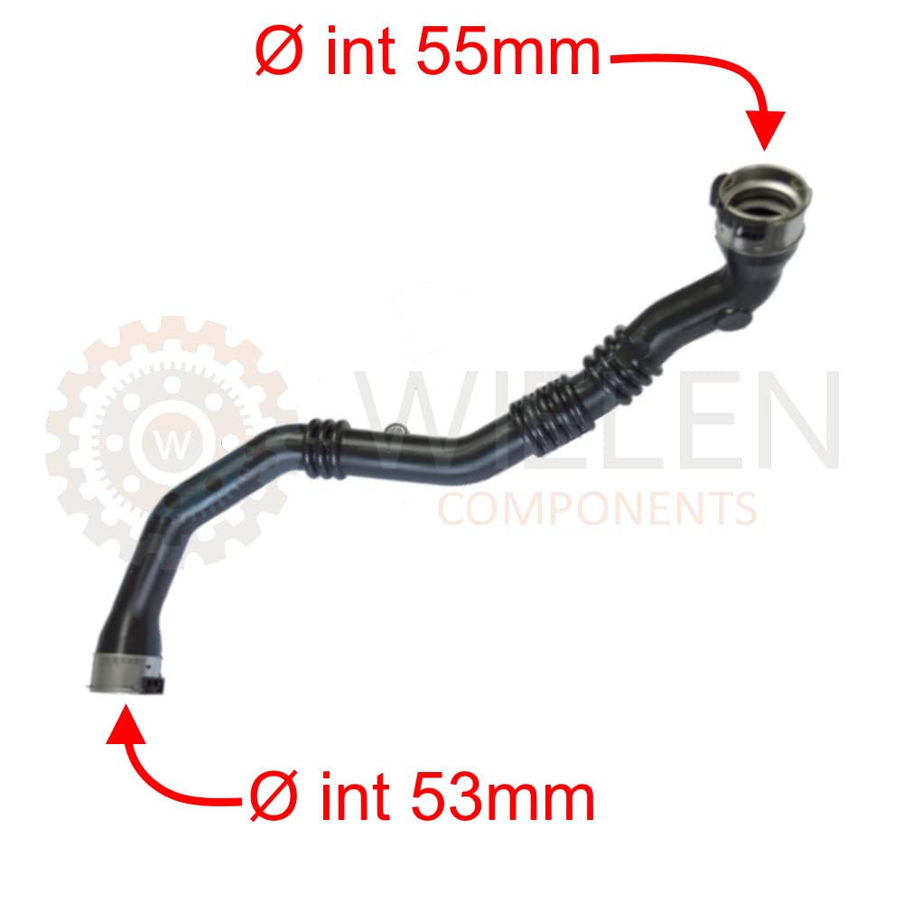 COMPATIBILE CON MANICOTTO INTERCOOLER TUBO ARIA DACIA DOKKER DUSTER LODGY LOGAN SANDERO RENAULT I CLIO IV 1.5 DCI 144604599R