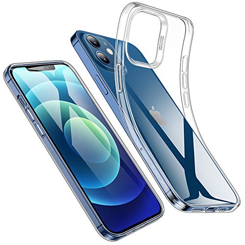 ESR Coque Compatible avec iPhone 12/12 Pro, Étui/Housse de Protection en TPU Souple, Mince & Limpide Compatible avec iPhone 12/12 Pro de 6,1 Pouces (2020), Transparent