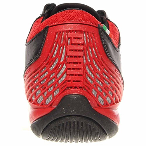 PUMA PUMA Men's Valorosso Lo Ferrari Webcage Motorsport Shoe,Black/Rosso Corsa,8.5 M US