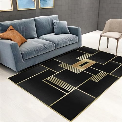 Tapis géométrique moderne de qualité supérieure pour grand salon - 2