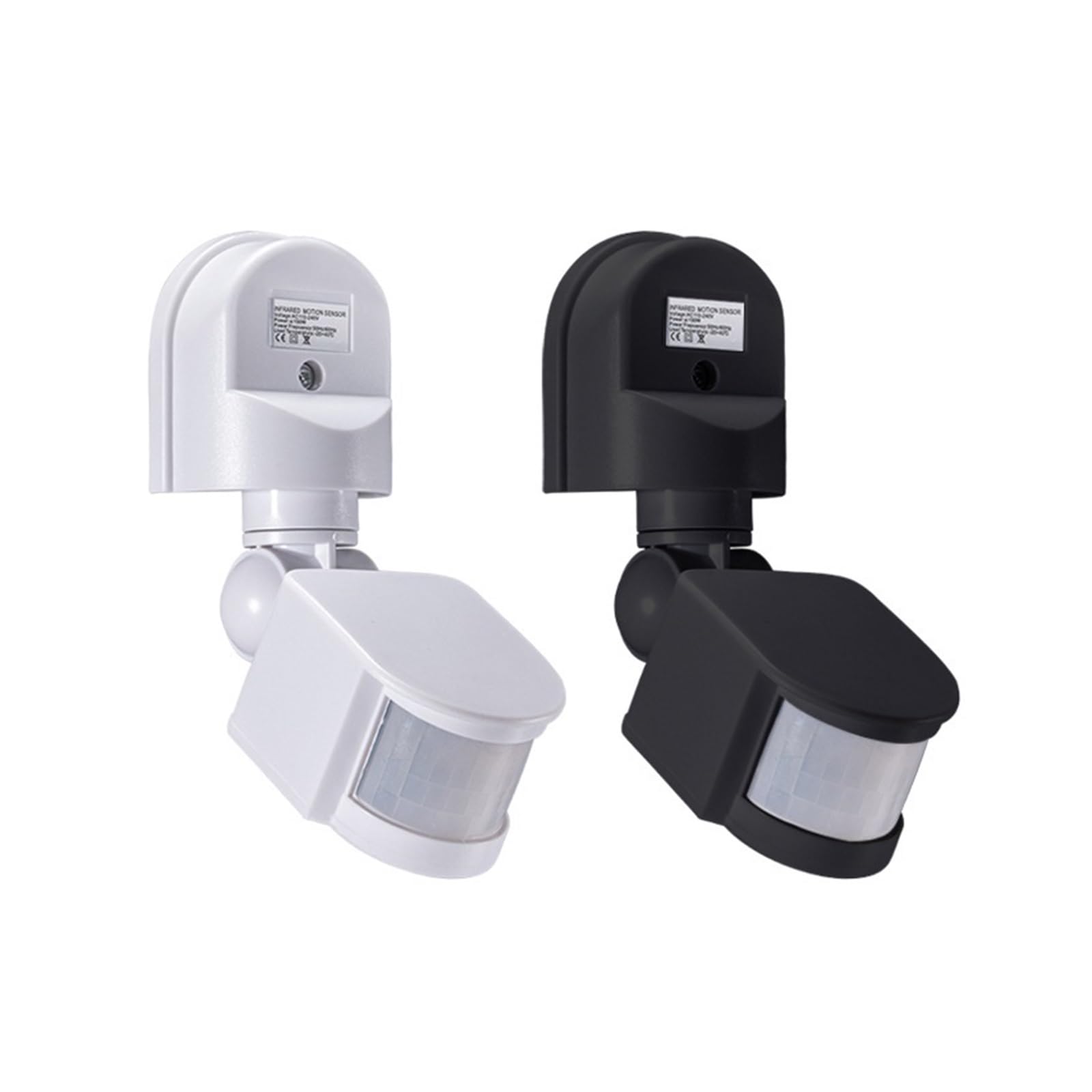 JJKKOZVQF 1PCS Intelligent sensor switch with adjustable delay, corridor sensor, infrared human body sensor controller(White Infrared,Dc12V)
