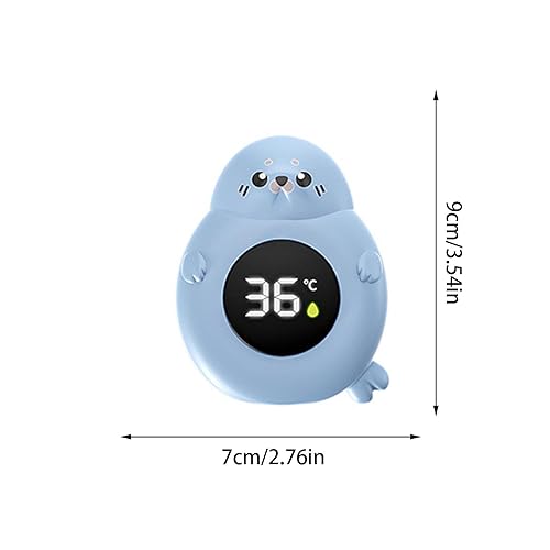 Miniatura 2 de Termómetro de baño para bebé, termómetro flotante de temperatura del agua para bañera con sensor de seguridad, lectura rápida sin BPA, perfecto para