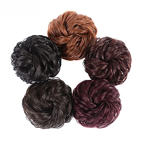 Extensions de cheveux bouclés effet décoiffé chouchou 24 - 2