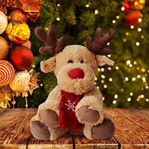 menolana de Pelúcia Rena de Pelúcia de Natal de Desenho Alce para Decoração