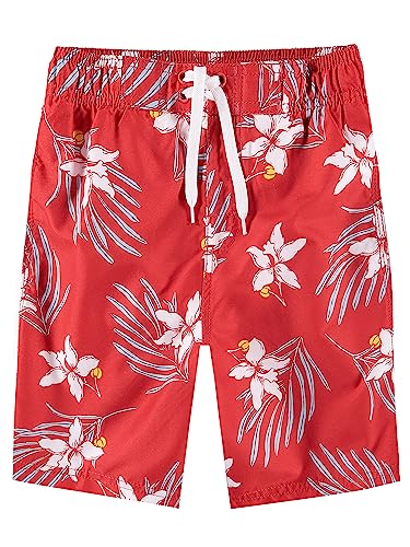 Kanu Surf Boys' Playa Quick Dry Upf 50+ Beach Swim Trunk, Cruzer Red, 10-12 #TOP26