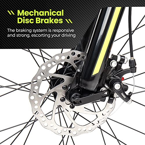Sefzone Md300 Mountain Bike Adults, Shimano 21 Speeds Drivetrain, 26-Inch Wheels, Suspension Fork, Dual Disc Brake, Aluminum Alloy Frame, Lightweight #TOP3
