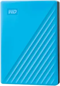 WD 4TB My Passport Portable External Hard Drive - Blue