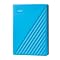 WD 4TB My Passport portable external storage, external hard drive, USB 3.0, portable HDD with software for device management, backup and password protection, works with PC, Xbox &Playstation, Blue
