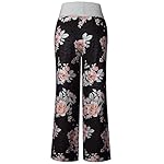 AMiERY-Womens-Comfy-Casual-Pajama-Pants-Floral-Print-Drawstring-Palazzo-Lounge-Pants-Wide-Leg