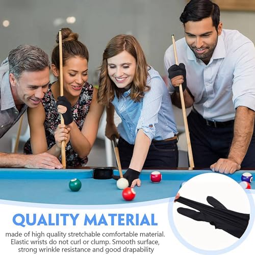 Gants de billard respirants pour éviter les mains moites sur la queue - 7