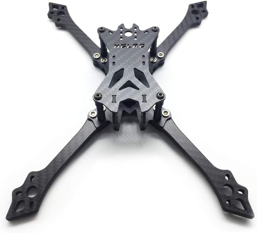HGLRC 226MM FPV Racing Drone Frame Kit Carbon Fiber Quadcopter for 5 inch 2207 2205 2306 Motor PNP FPV RC Quadcopter with Battery Strap (Batman220 Drone Frame)
