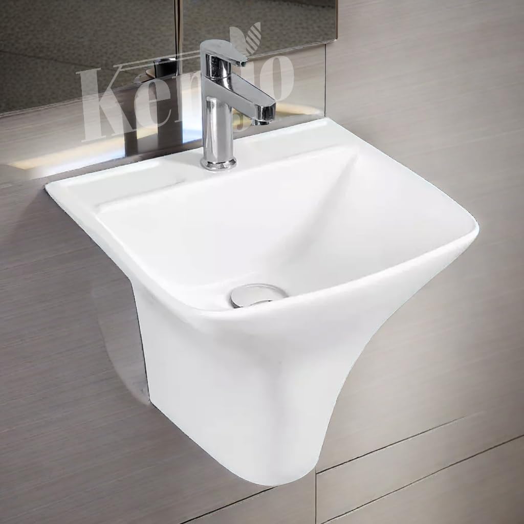 See full amazon price history chart for Kemjo Wall Mounted Wash Basin for Bathroom | Wall Hung Wash Basin/Sink (15.35 x 13.97 x 13.97 Inch, Denim) Kemjo Wall Mounted Wash Basin for Bathroom | Wall Hung Wash Basin/Sink (15.35 x 13.97 x 13.97 Inch, Denim) (B0BM771SZ8) Amazon Price History, Amazon Price Tracker