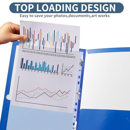 80 Packs Sheet Protectors 3 Ring Binder,Clear Plastic Sheet Protectors 8.5 x 11 inches,Page Protectors 3 Ring Binder Top Loaded,Sheet Reinforced