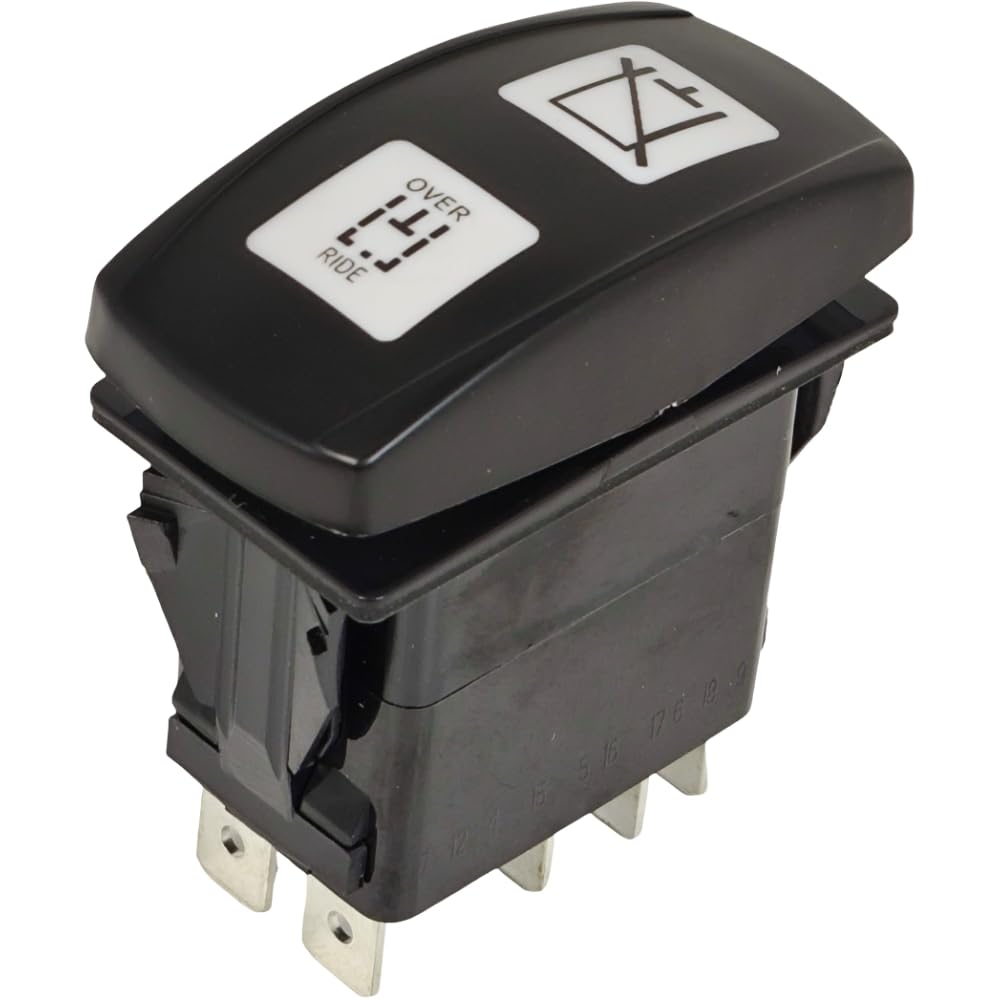 XYZIL 263-5415 Hydraulic Override Rocker Switch Compatible with Caterpillar 226D 232D 236D 239D 242D 246C 246D 249D 256C 257D 259D 262C 262D 272D 277C 277D 279C 279D 287C 287D 289C 289D 297D 299C 299D