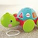 Fisher-Price Pull-Along Turtle, Baby and Toddler Pull Toy with Fun Actions for Ages 12 Months and Older