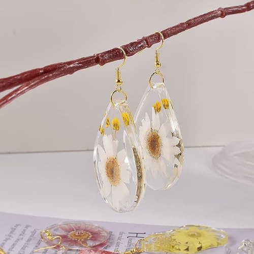 12 Set Earrings Resin Mold Jewelry Silicone Molds Epoxy Resin Round Diamond Triangle Hexagon Shaped For Women Earrings Pendant Necklace Ornament Keychain Earring Hooks, Diy Making Decor Art Crafts #TOP7