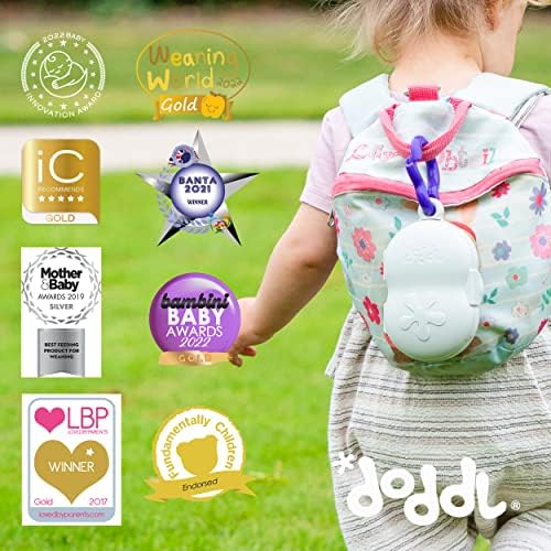 Doddl Cutlery Case - for Travel, Camping and Picnics. Fits Doddl Children's Cutlery. CASE ONLY (Cool Grey)